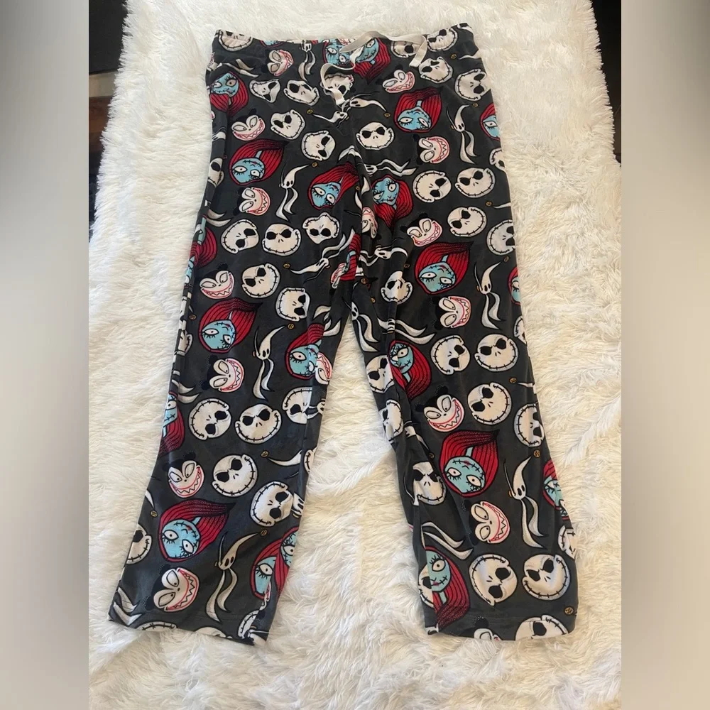 Nightmare Before Christmas themed pajama pants adults size Large - Picture 1 of 4